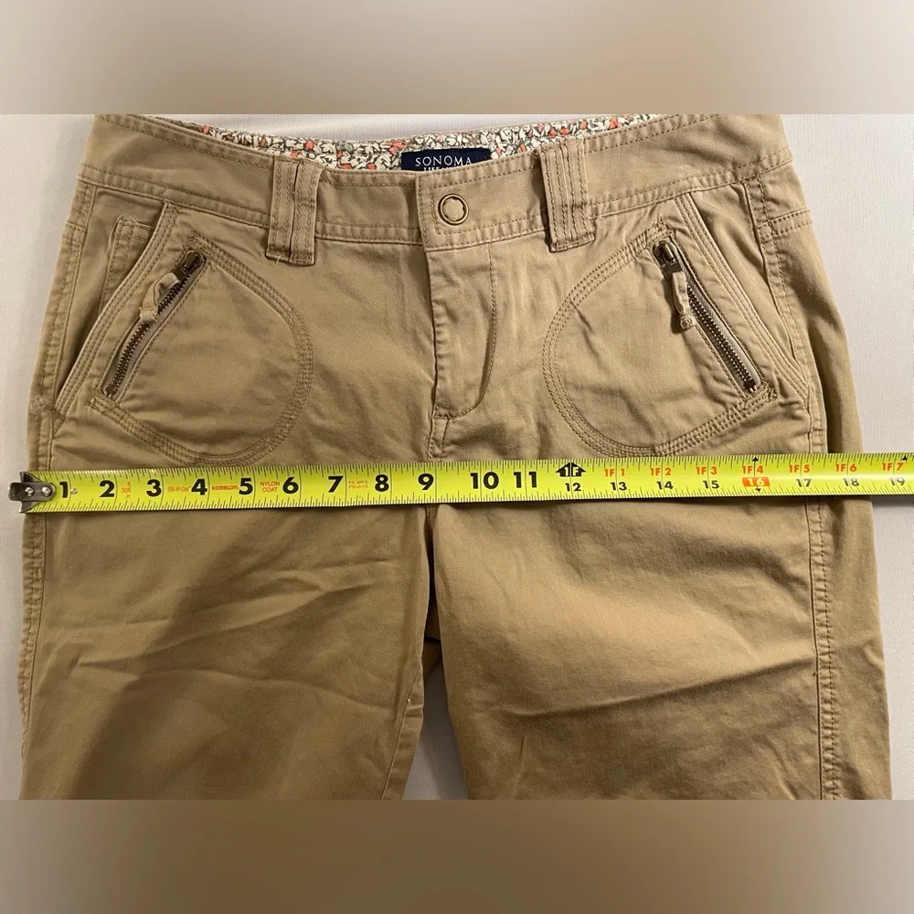 Sonoma Life & Style Bermuda Shorts Khaki Size 4P